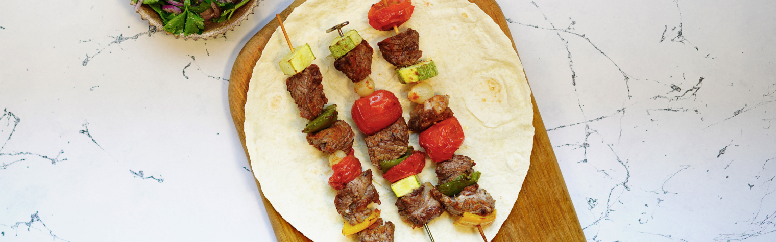 Шашлык из говядины по-турецки в аэрогриле